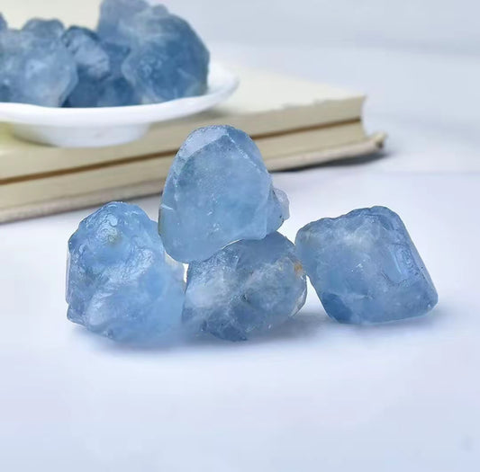 Aquamarine Tumbled Stone Set (5 pieces)