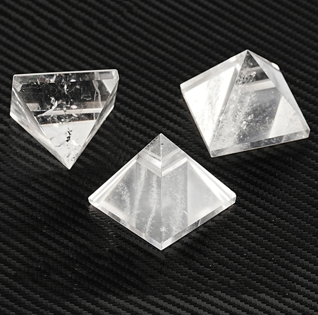 Clear Quartz Pyramids