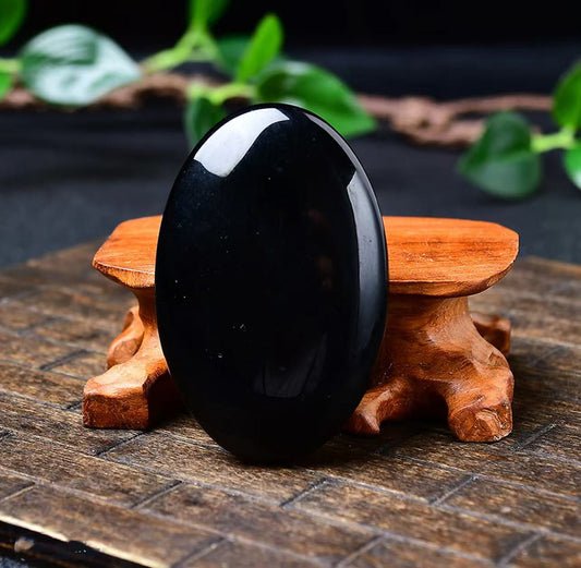 Obsidian Hand-held Stone