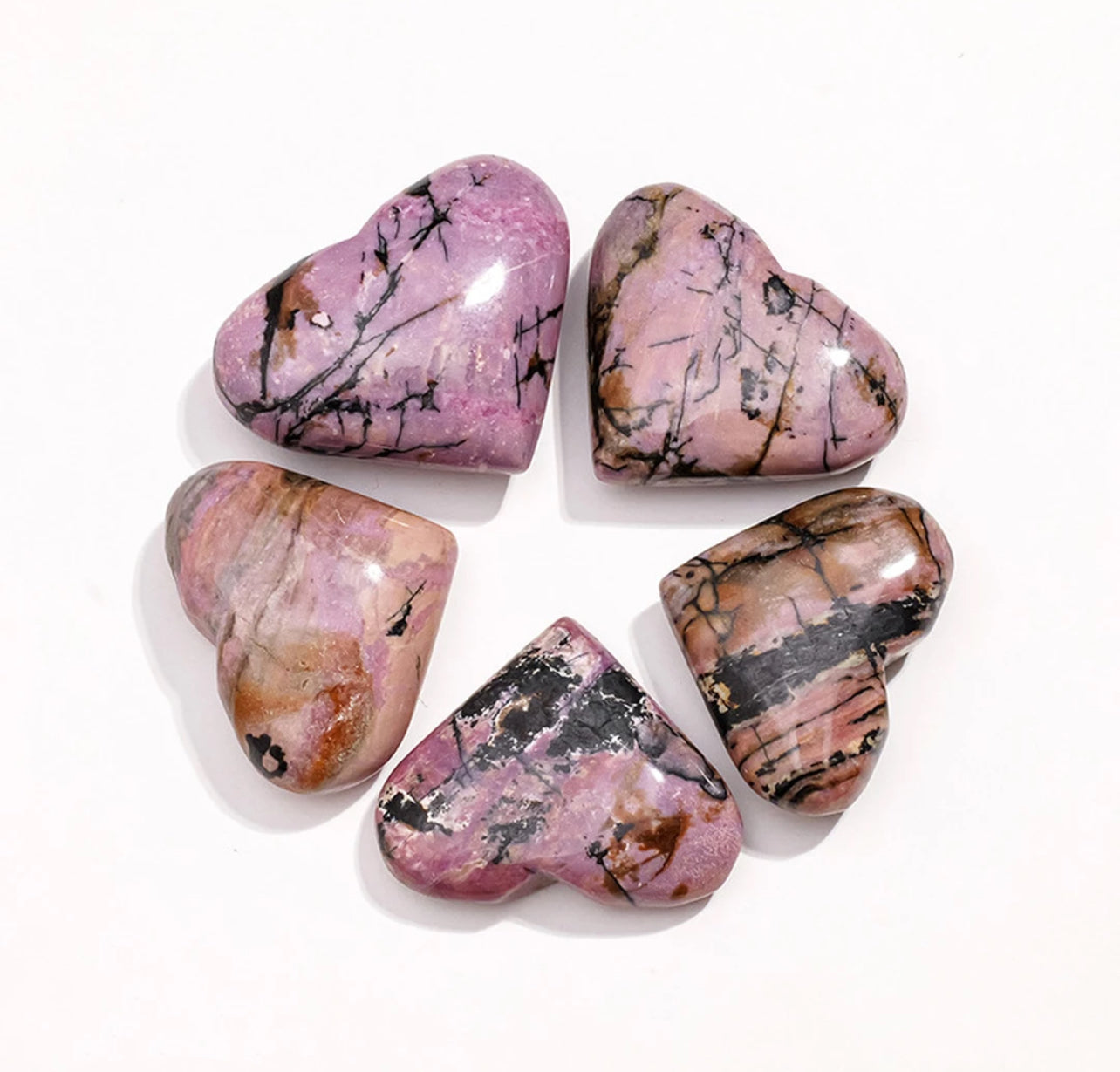 Rose Quartz Heart Stone