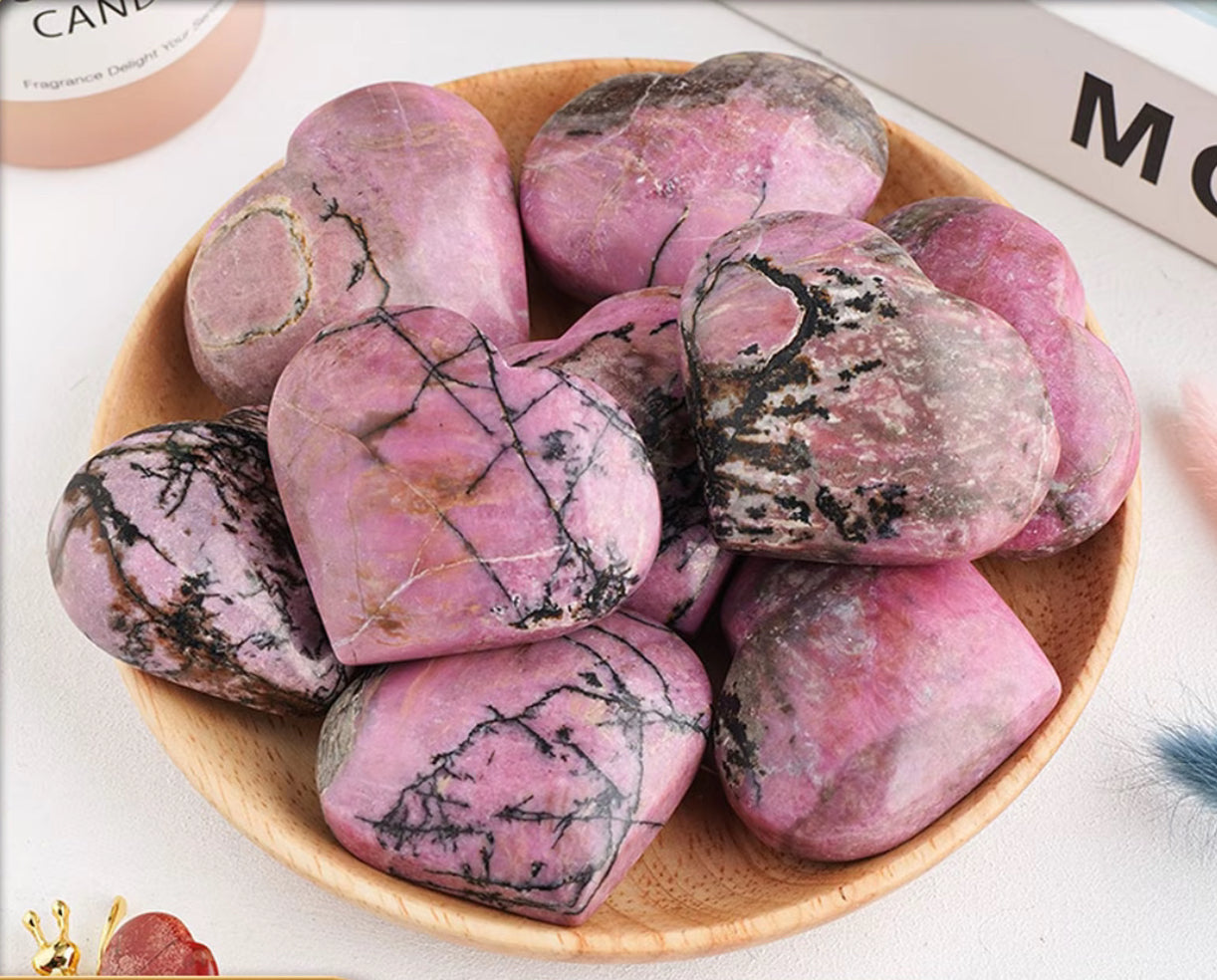 Rose Quartz Heart Stone