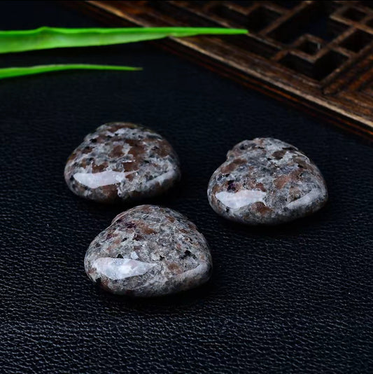 Grey Sodalite Heart Stone