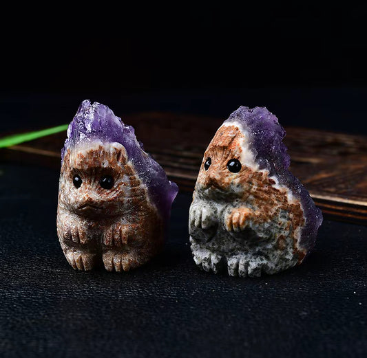 Amethyst Hedgehogs of Whimsy
