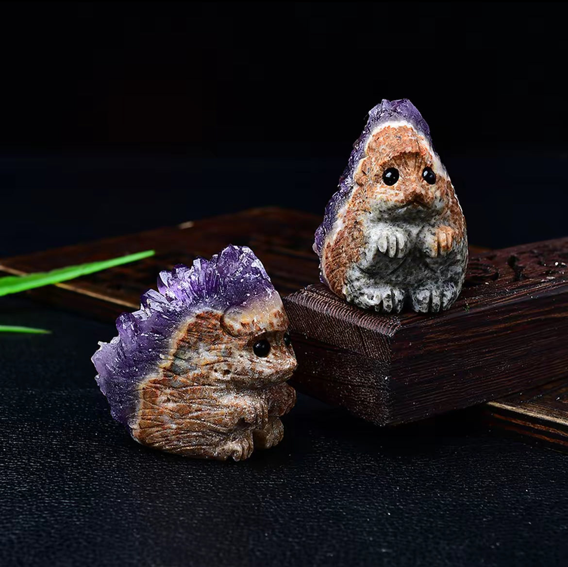 Amethyst Hedgehogs of Whimsy