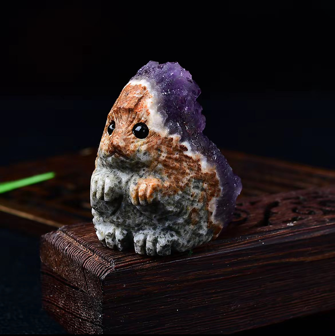 Amethyst Hedgehogs of Whimsy