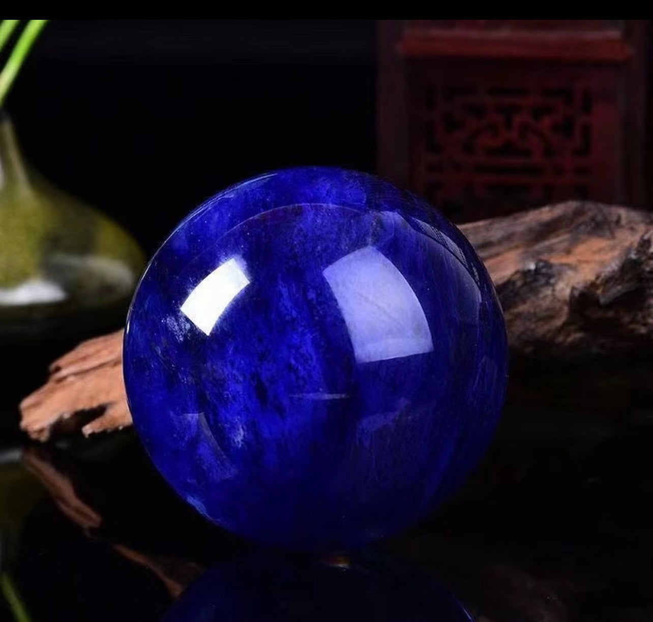 Celestial Calm Blue Stone Ball