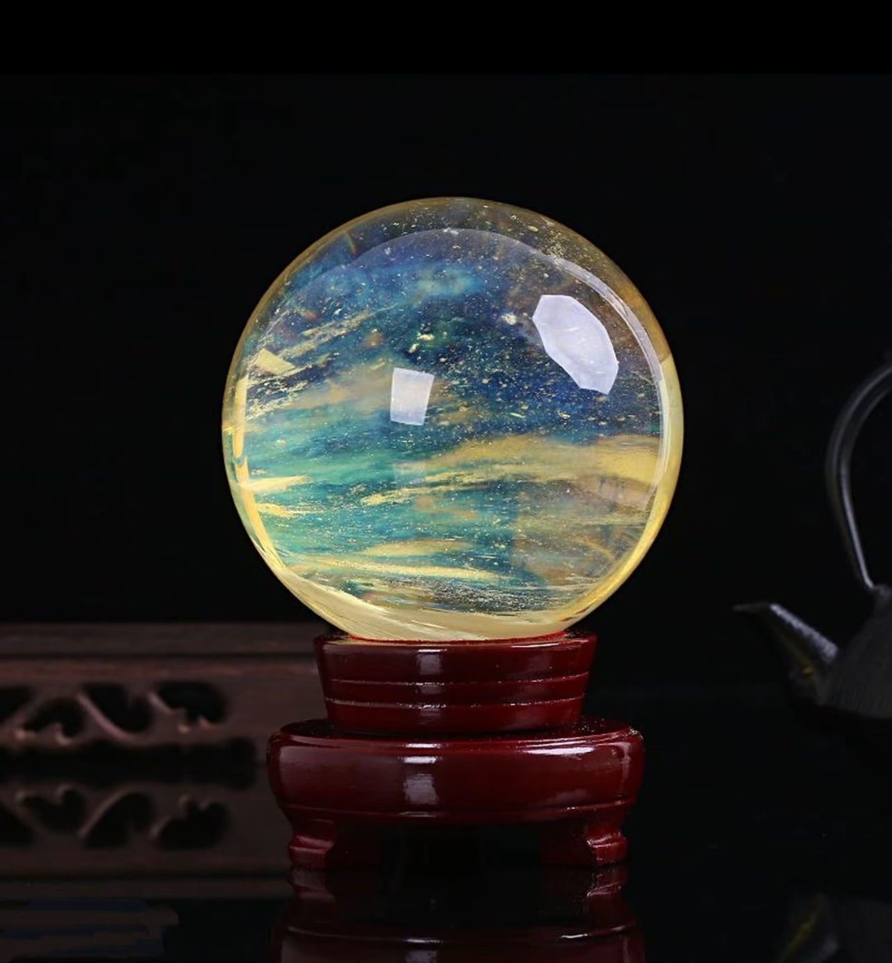 Earth Toned Crystal Ball