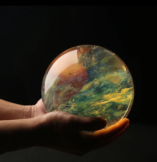 Earth Toned Crystal Ball