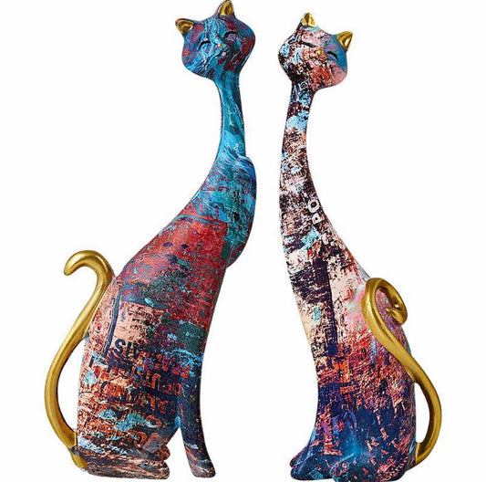 The Curious Twin Cats (2-piece set)