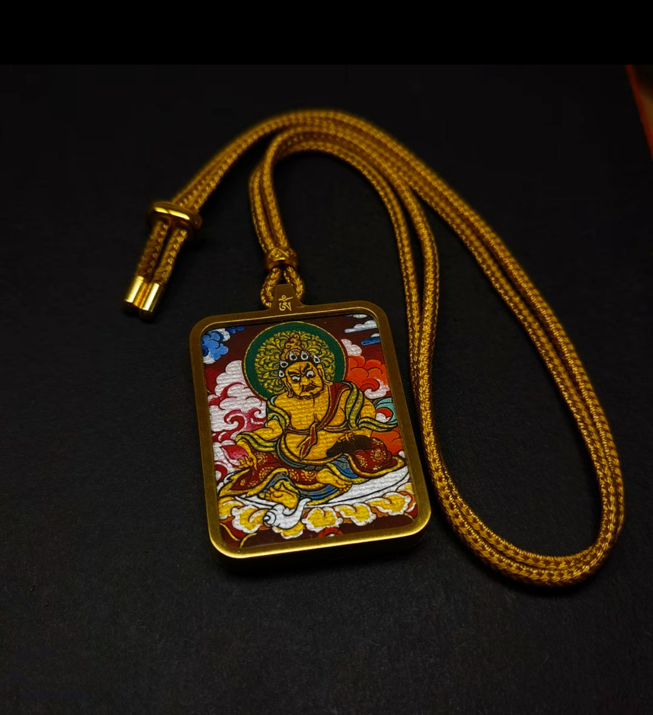 Yellow Jambhala Amulet