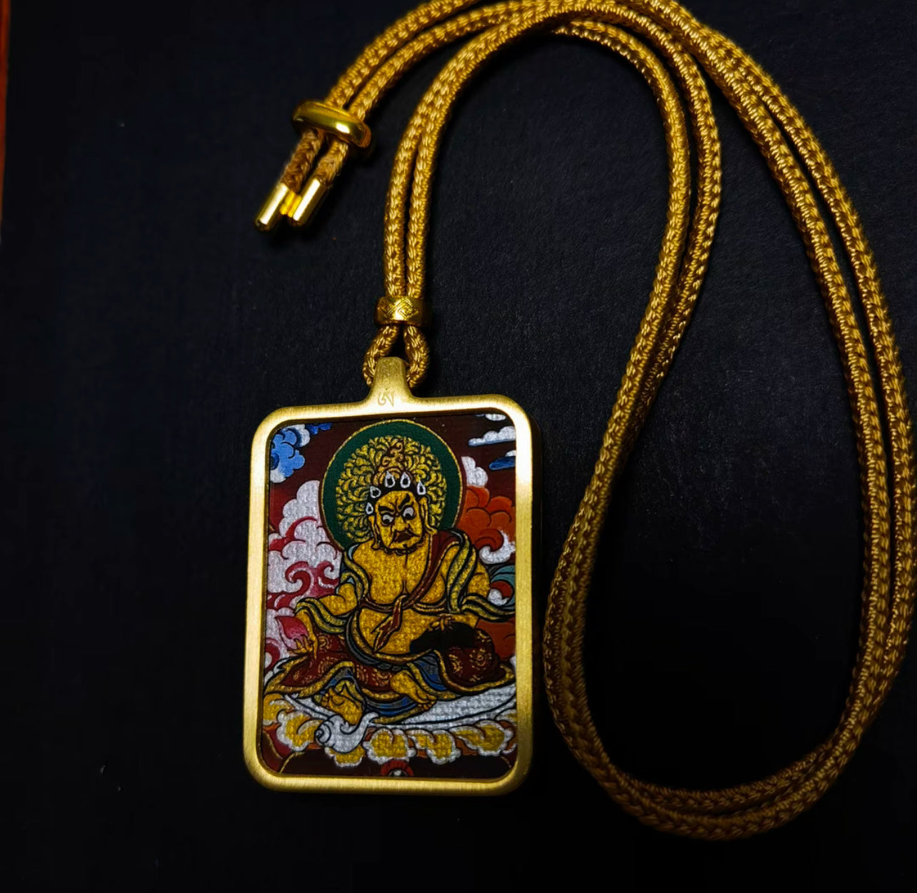 Yellow Jambhala Amulet