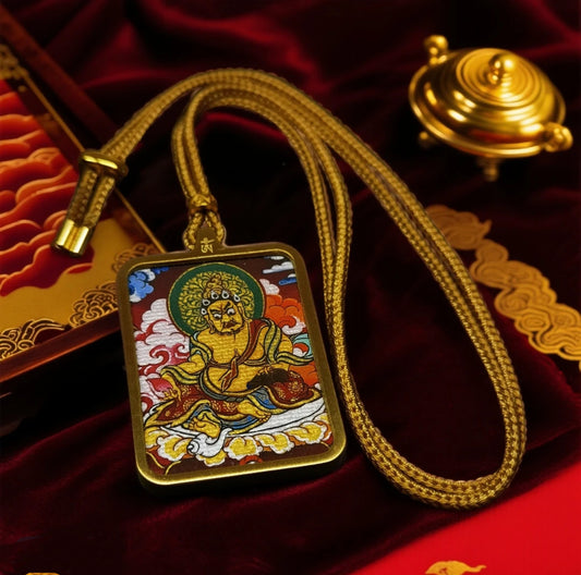 Yellow Jambhala Amulet