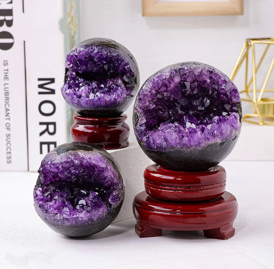 Amethyst Geode Sphere