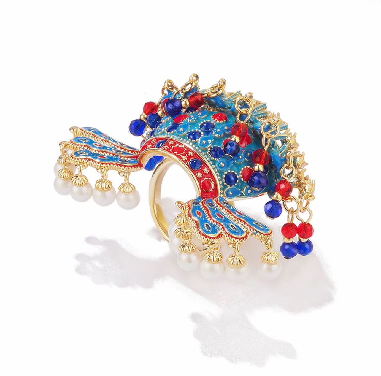 Phoenix Crown Brooch – Imperial Elegance