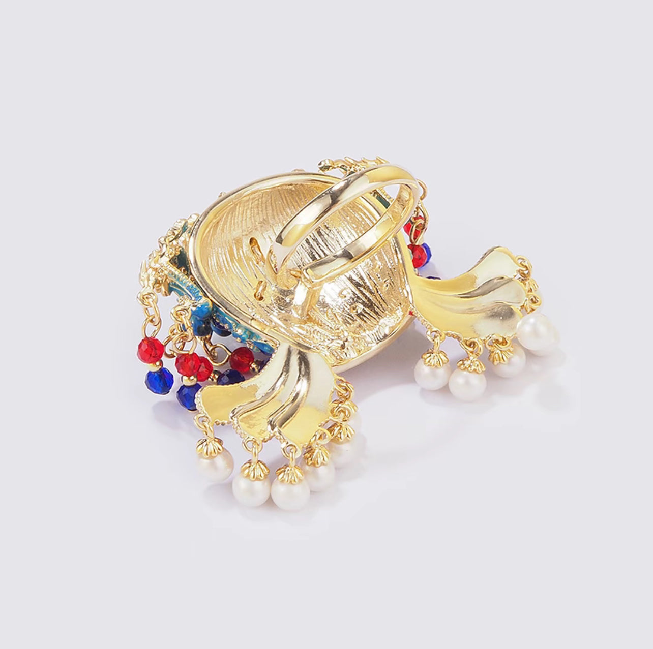 Phoenix Crown Brooch – Imperial Elegance