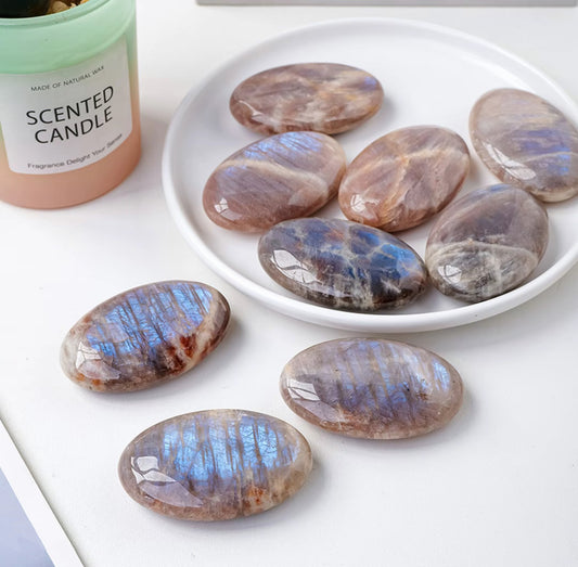 Lunar Veil Cabochons