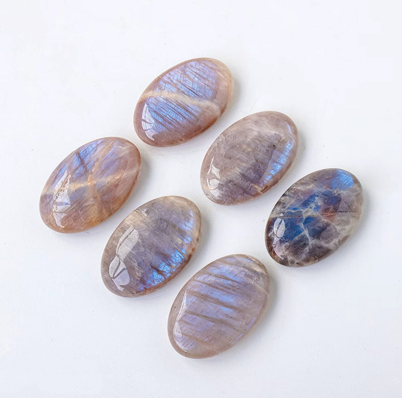 Lunar Veil Cabochons