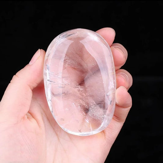 Crystal Clarity Palm Stone