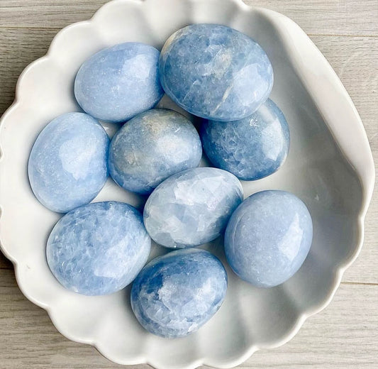 Celestial Calm Palm Stones (1 piece)