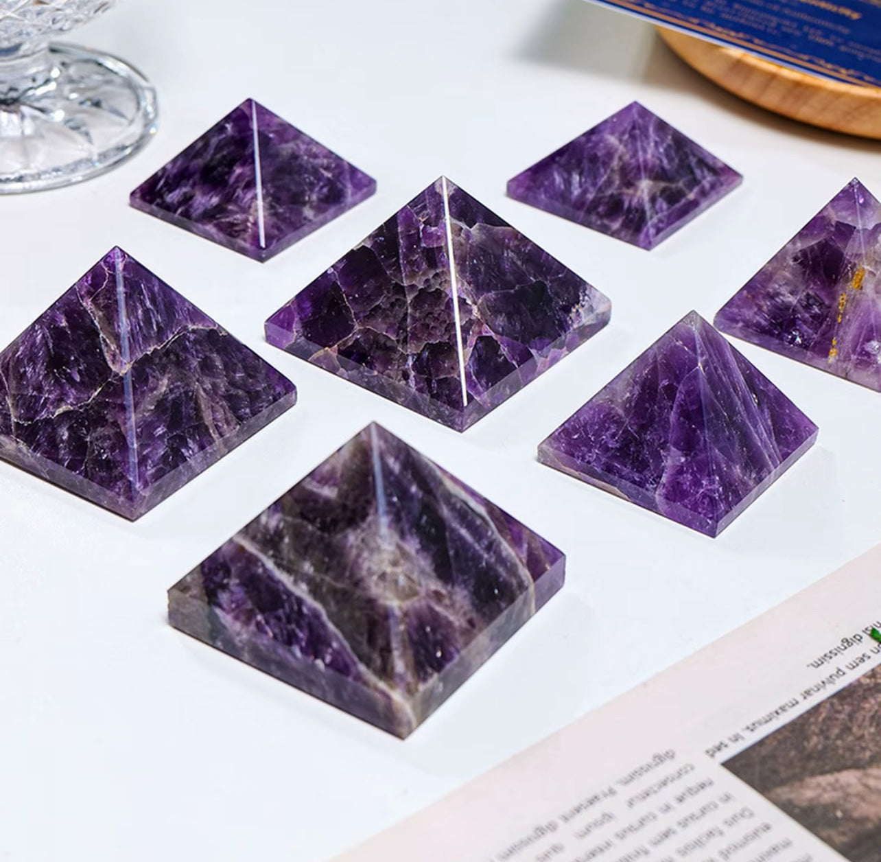 Clarity Amethyst Pyramid