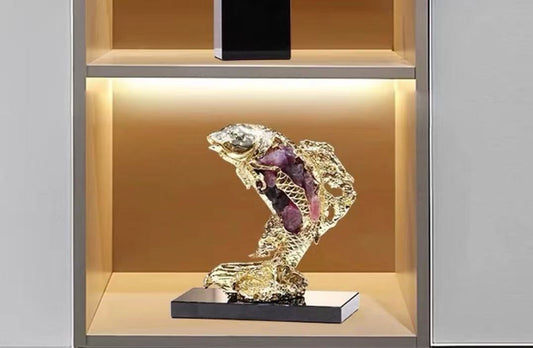 Golden Tide Amethyst Koi