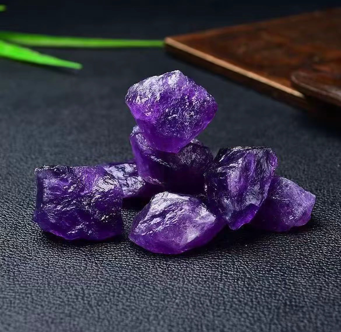 Amethyst Tumbled Stone Set (5 pieces)
