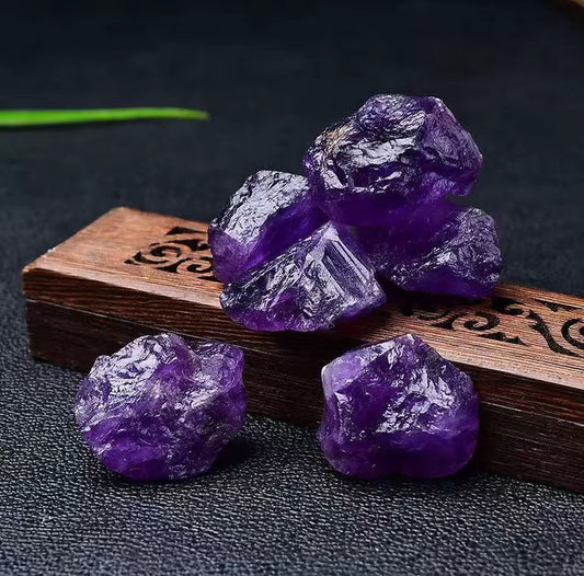 Amethyst Tumbled Stone Set (5 pieces)