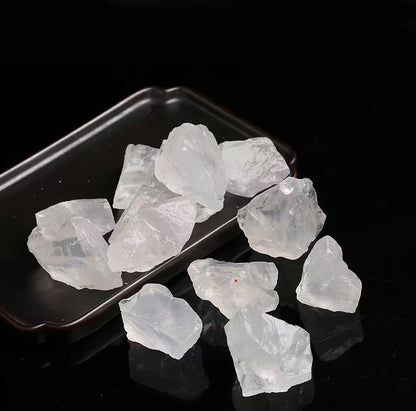 Clear Quartz Tumbled Stone Set (5 pieces)