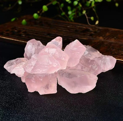 Rose Quartz Tumbled Stone Set (5 piece set)