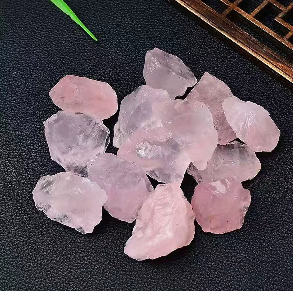 Rose Quartz Tumbled Stone Set (5 piece set)