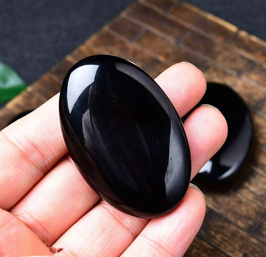 Obsidian Hand-held Stone