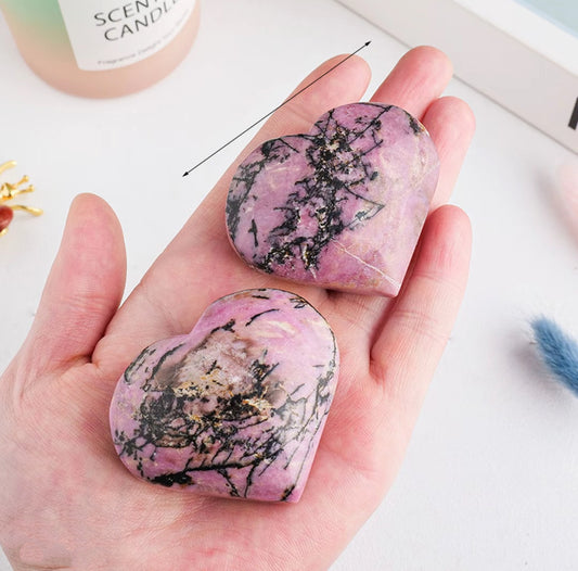 Rose Quartz Heart Stone
