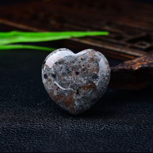 Grey Sodalite Heart Stone