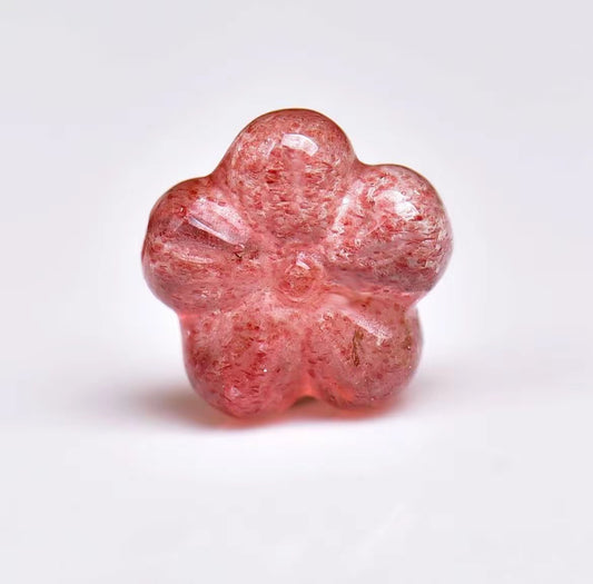 Strawberry Quartz Flower
