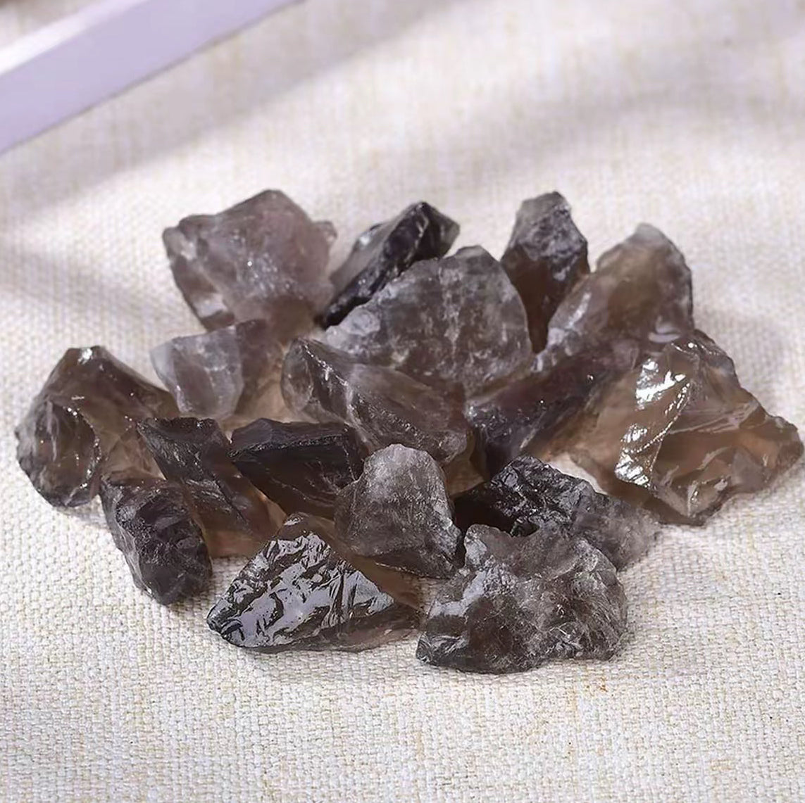 Smoky Quartz Tumbled Stone Set (5 piece)