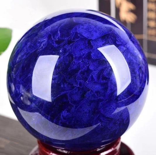 Celestial Calm Blue Stone Ball