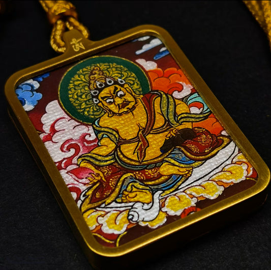 Yellow Jambhala Amulet