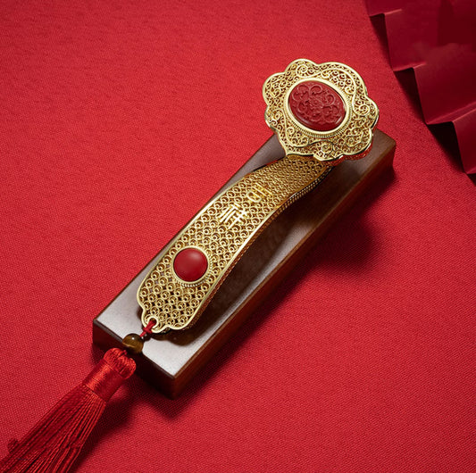 Imperial Auspice Golden Ruyi