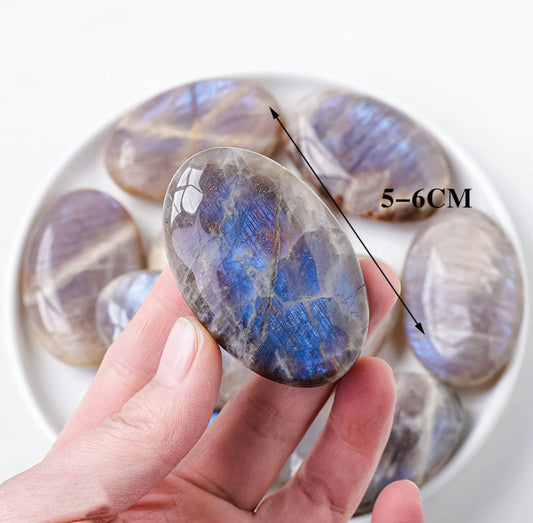 Lunar Veil Cabochons