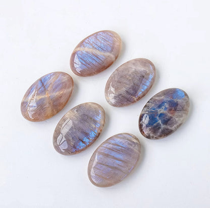 Lunar Veil Cabochons