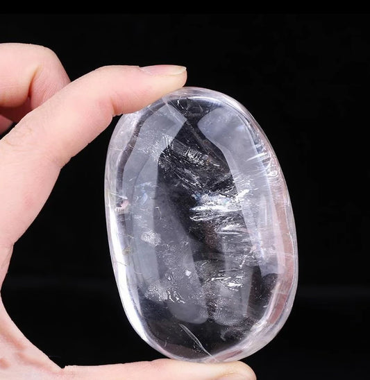 Crystal Clarity Palm Stone