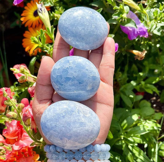 Celestial Calm Palm Stones (1 piece)
